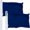G128 2 Pack: Solid Blue Color Flag | 2.5x4 Ft | LiteWeave Pro Series Printed 150D Polyester | Indoor/Outdoor, Vibrant Colors, Brass Grommets, Thicker and More Durable Than 100D 75D Polyester